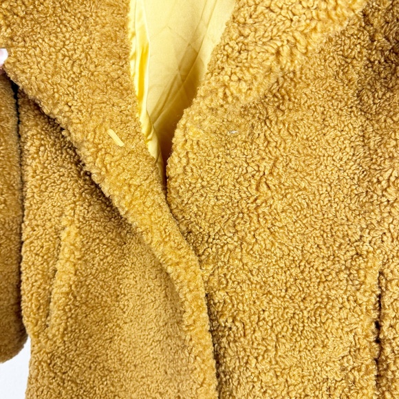 Unreal Fur Freedom Jacket French Mustard Soft Cozy Size XS - Picture 3 of 6